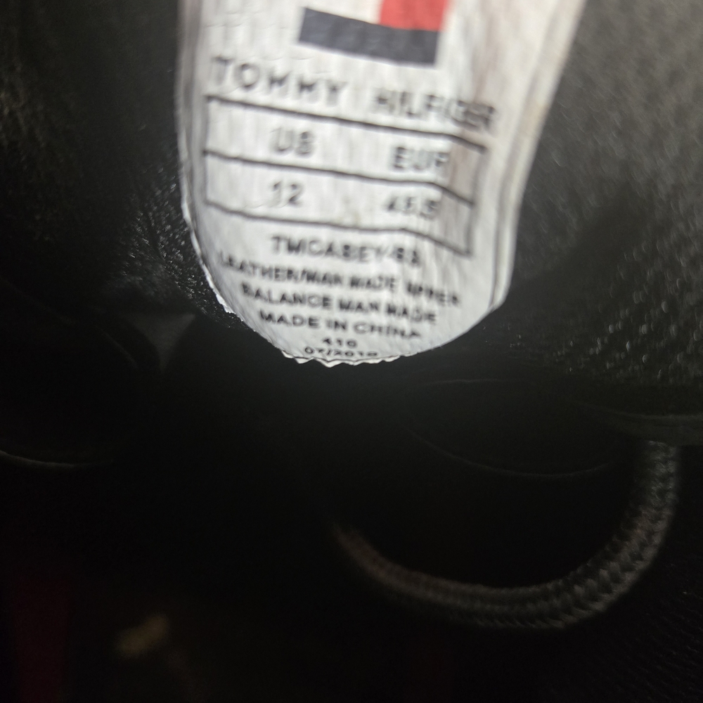 Tommy Hilfiger Black and Brown Men's Rain Boots - Picture 7 of 9